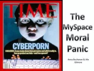 The MySpace Moral Panic