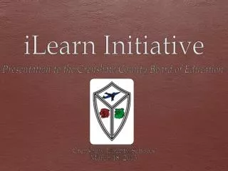 iLearn Initiative