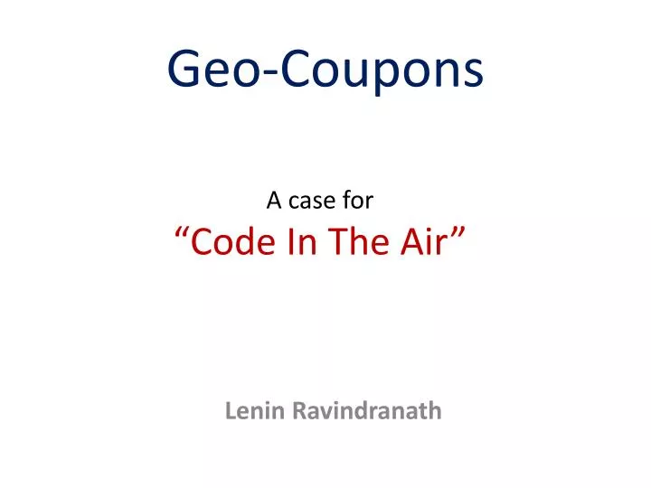 geo coupons