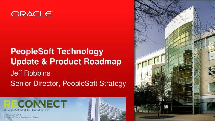peoplesoft technology update product roadmap