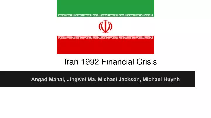 iran 1992 financial crisis