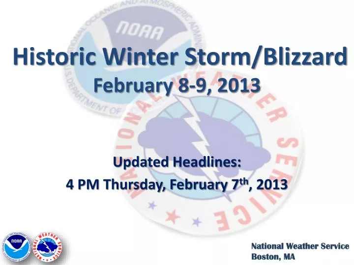 historic winter storm blizzard february 8 9 2013