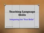 Teaching Language Skills - slide 1