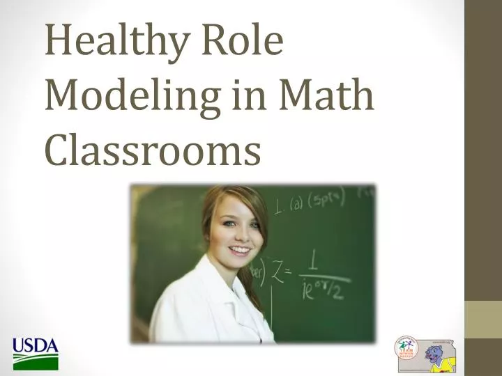 healthy role modeling in math classrooms