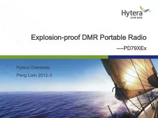 Explosion-proof DMR Portable Radio ----PD79XEx
