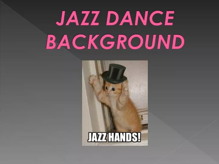 jazz dance background