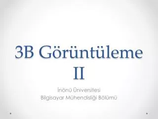3b g r nt leme ii