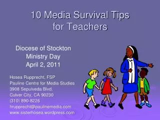 10 Media Survival Tips for Teachers