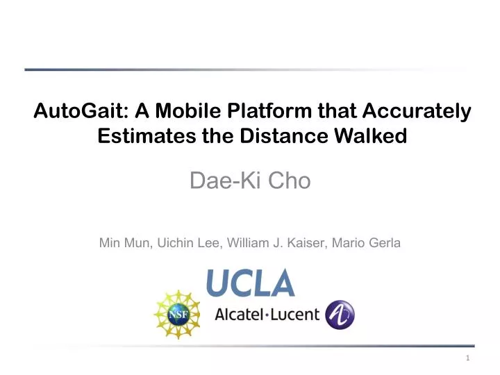 autogait a mobile platform that accurately estimates the distance walked