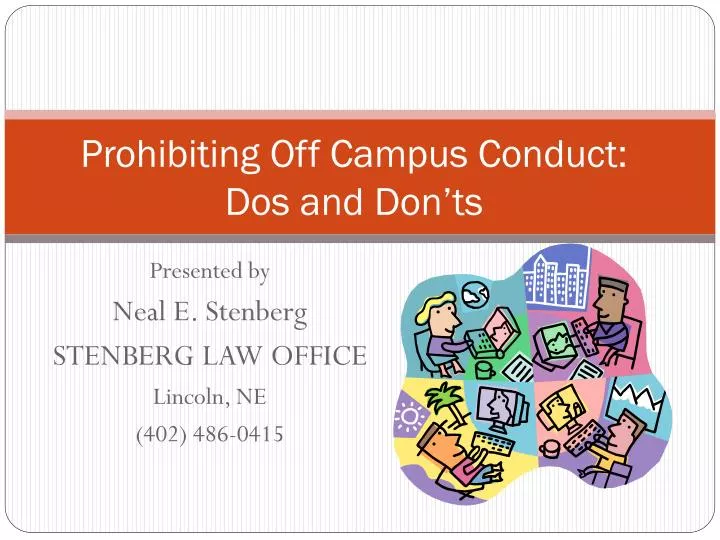 prohibiting off campus conduct dos and don ts