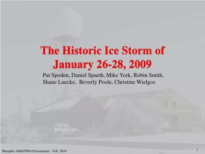 the historic ice storm of january 26 28 2009