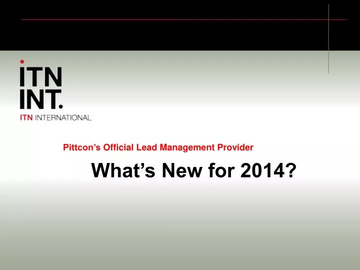 pittcon s official lead management provider what s new for 2014