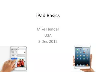 iPad Basics