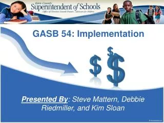 GASB 54: Implementation