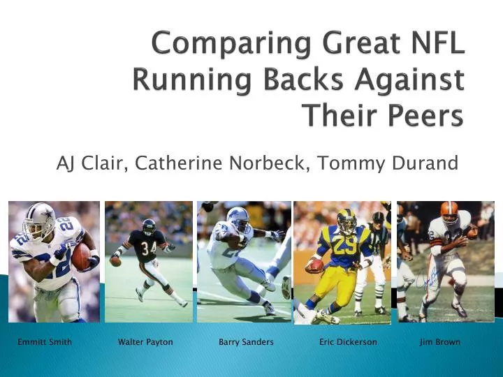 comparing great nfl running backs against their peers
