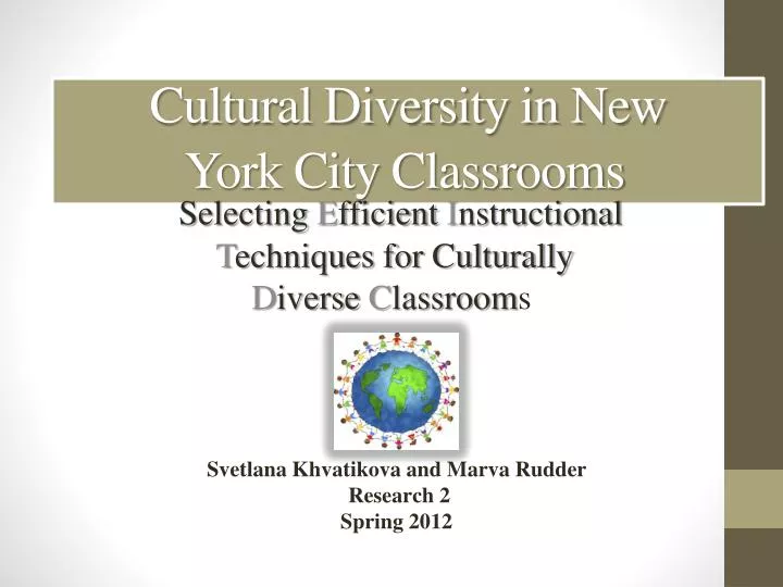 cultural diversity in new york city classrooms