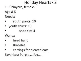Holiday Hearts &lt;3