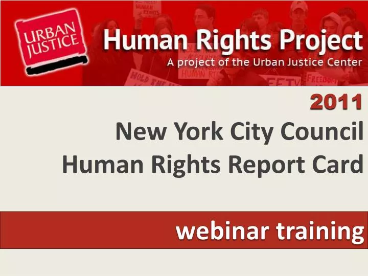 2011 new york city council human rights report card