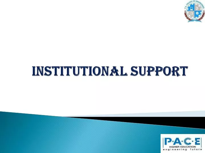institutional support