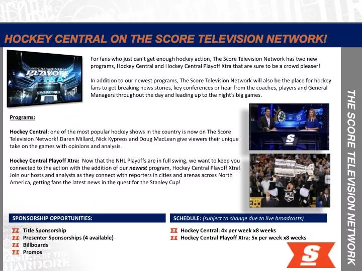 the score television network