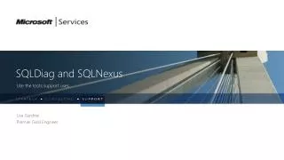 SQLDiag and SQLNexus