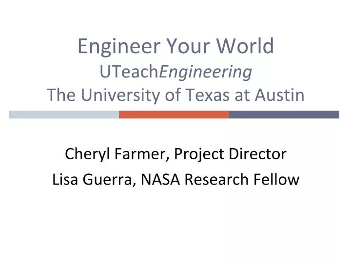 engineer your world uteach engineering the university of texas at austin