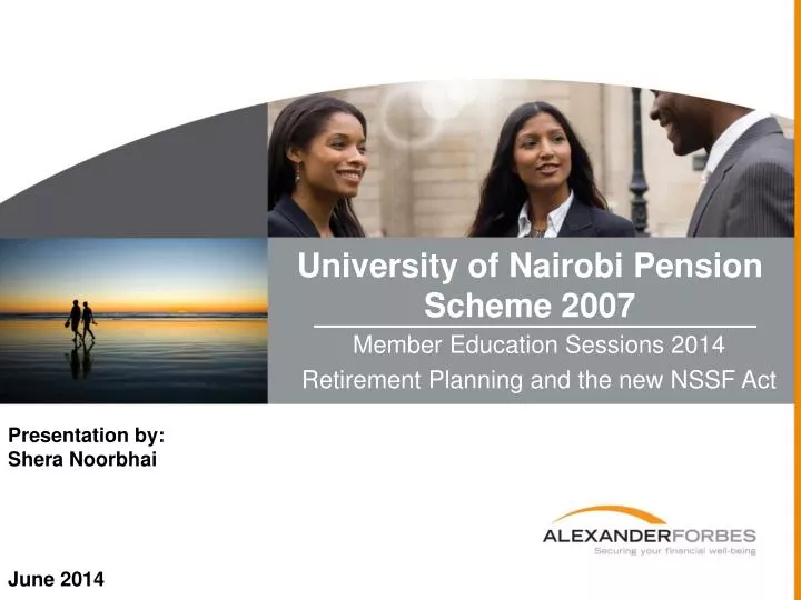 university of nairobi pension scheme 2007