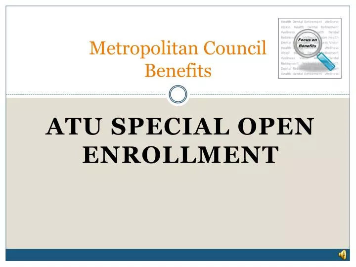 metropolitan council benefits