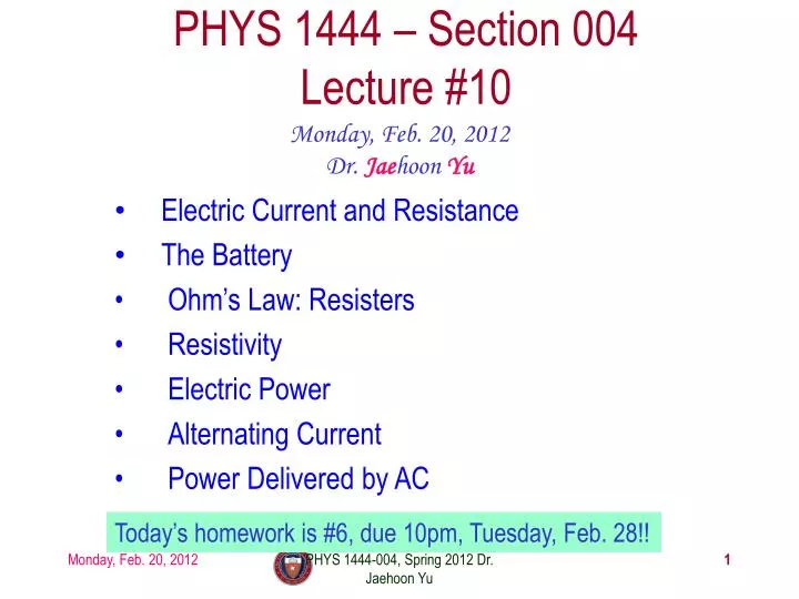 phys 1444 section 004 lecture 10