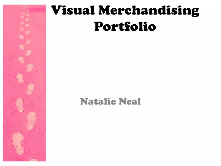 visual merchandising portfolio