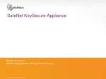 SafeNet KeySecure Appliance - slide 1