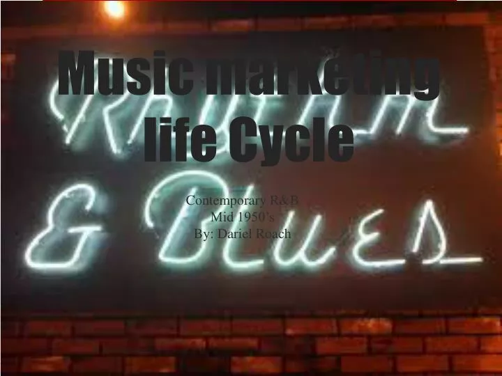 music marketing life cycle