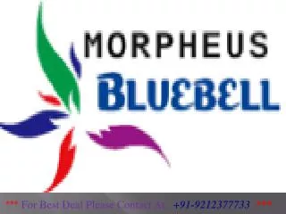 Cheapest 2BHK Flats Only @ 26 lakhs in Morpheus Bluebell