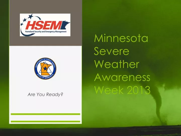 minnesota severe weather awareness week 2013