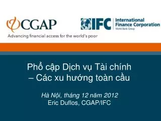 ph c p d ch v t i ch nh c c xu h ng to n c u h n i th ng 12 n m 2012 eric duflos cgap ifc