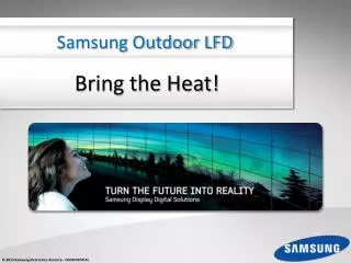 Samsung Outdoor LFD