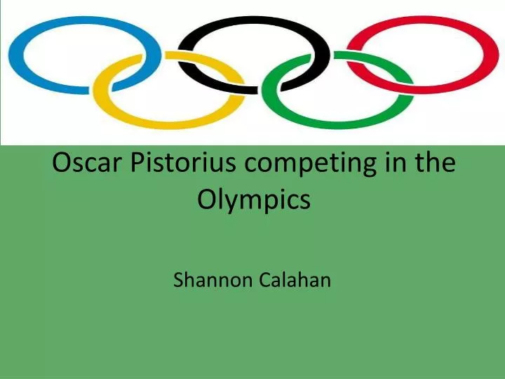 oscar pistorius competing in the o lympics