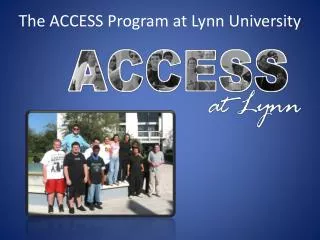 The ACCESS Program at Lynn University