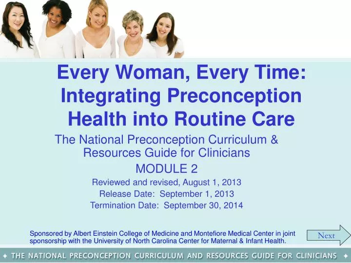 Preconception health  Office on Women's Health