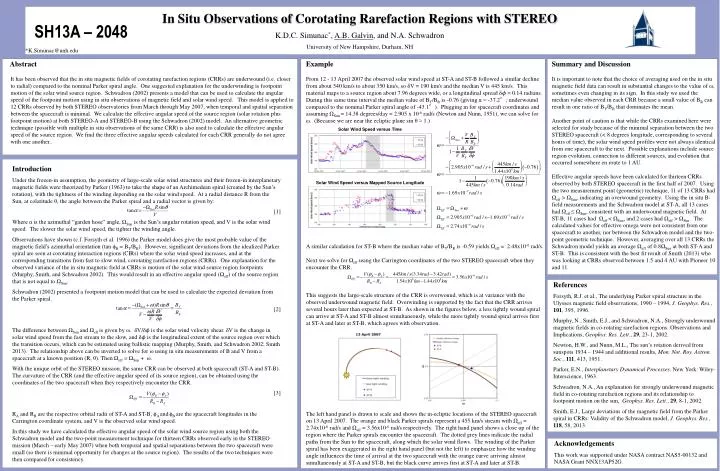 in situ observations of corotating rarefaction regions with stereo