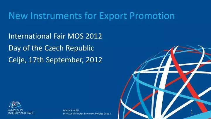 new instruments for export promotion