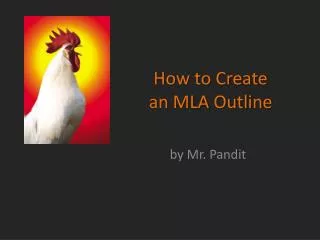 How to Create an MLA Outline