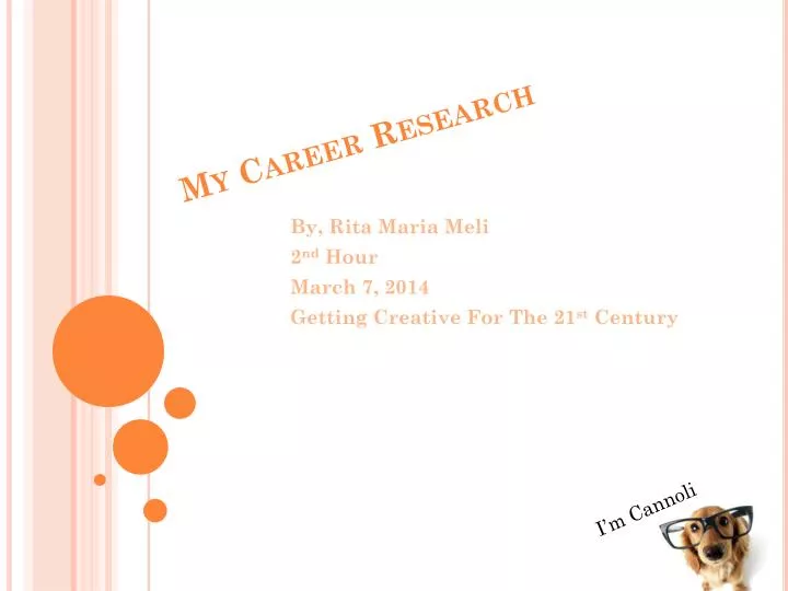 my career research