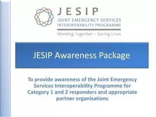 JESIP Awareness Package