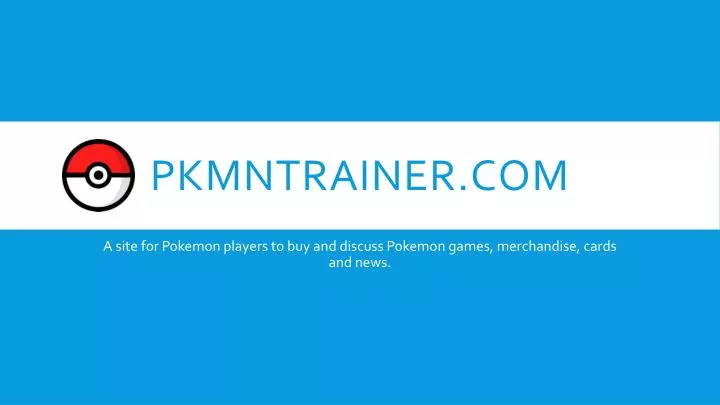 pkmntrainer com