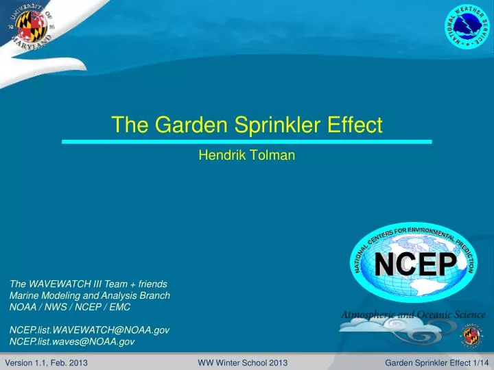 the garden sprinkler effect