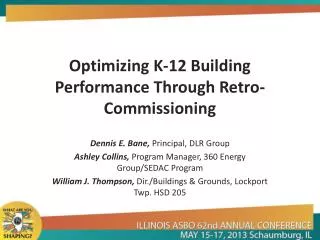 Optimizing K-12 Building Performance Through Retro-Commissioning