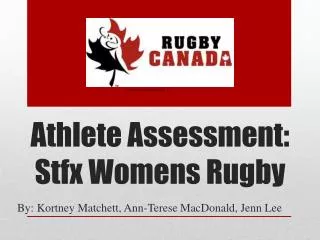 Athlete Assessment: Stfx Womens Rugby