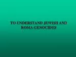 Understanding Jewish and Roma Genocides: The Holocaust and Samudaripen - slide 1