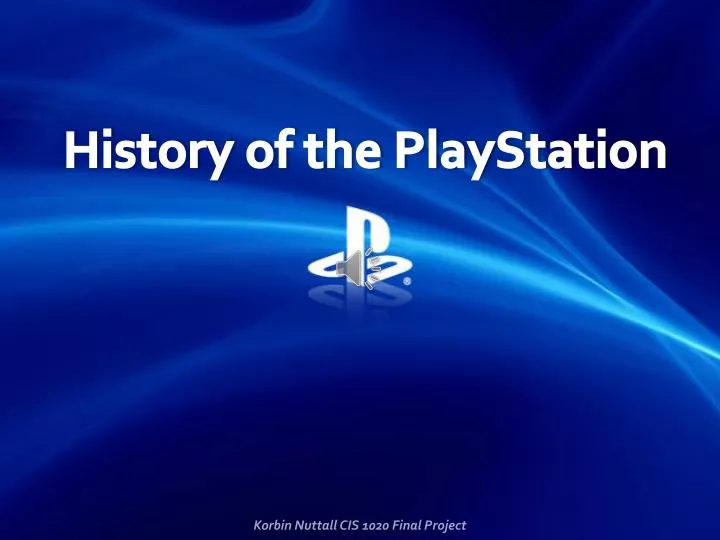 history of the playstation